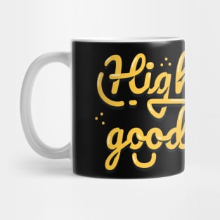 High Tides Good Vibes Surf Lover Mug